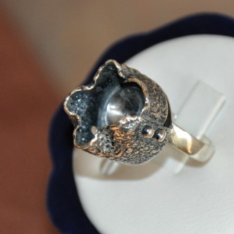 СРЕБЪРЕН ПРЪСТЕН, РЪЧНА ИЗРАБОТКА